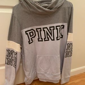 PINK brand hoodie.